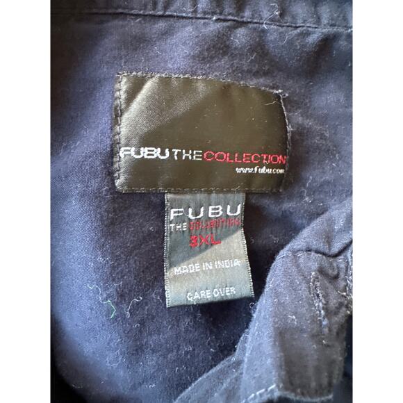 Y2K XXXL Bundle of 3 Button Up Shirt Sleeve Shirts 2 Rocawear and 1 Fubu - Picture 2 of 9